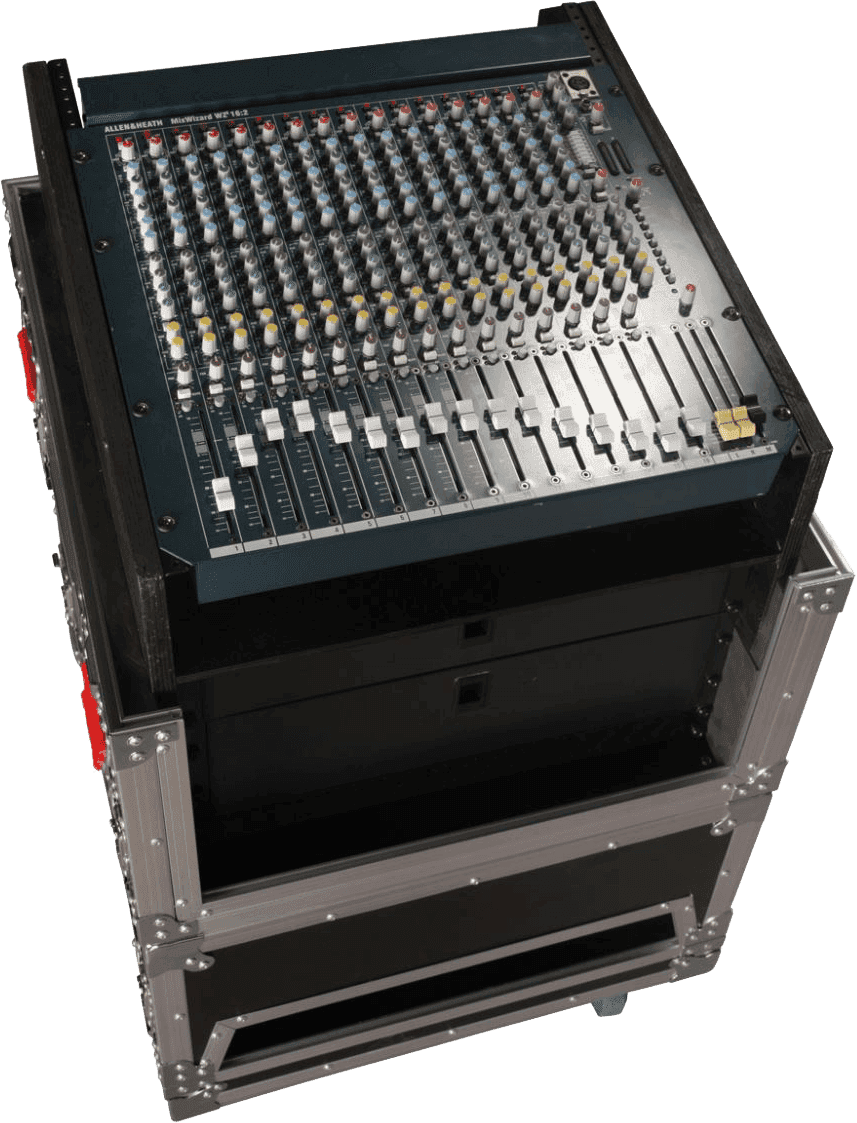 Bois G-tour Pour Console de Mixage 14 U avec Rack 6 U Intgr
