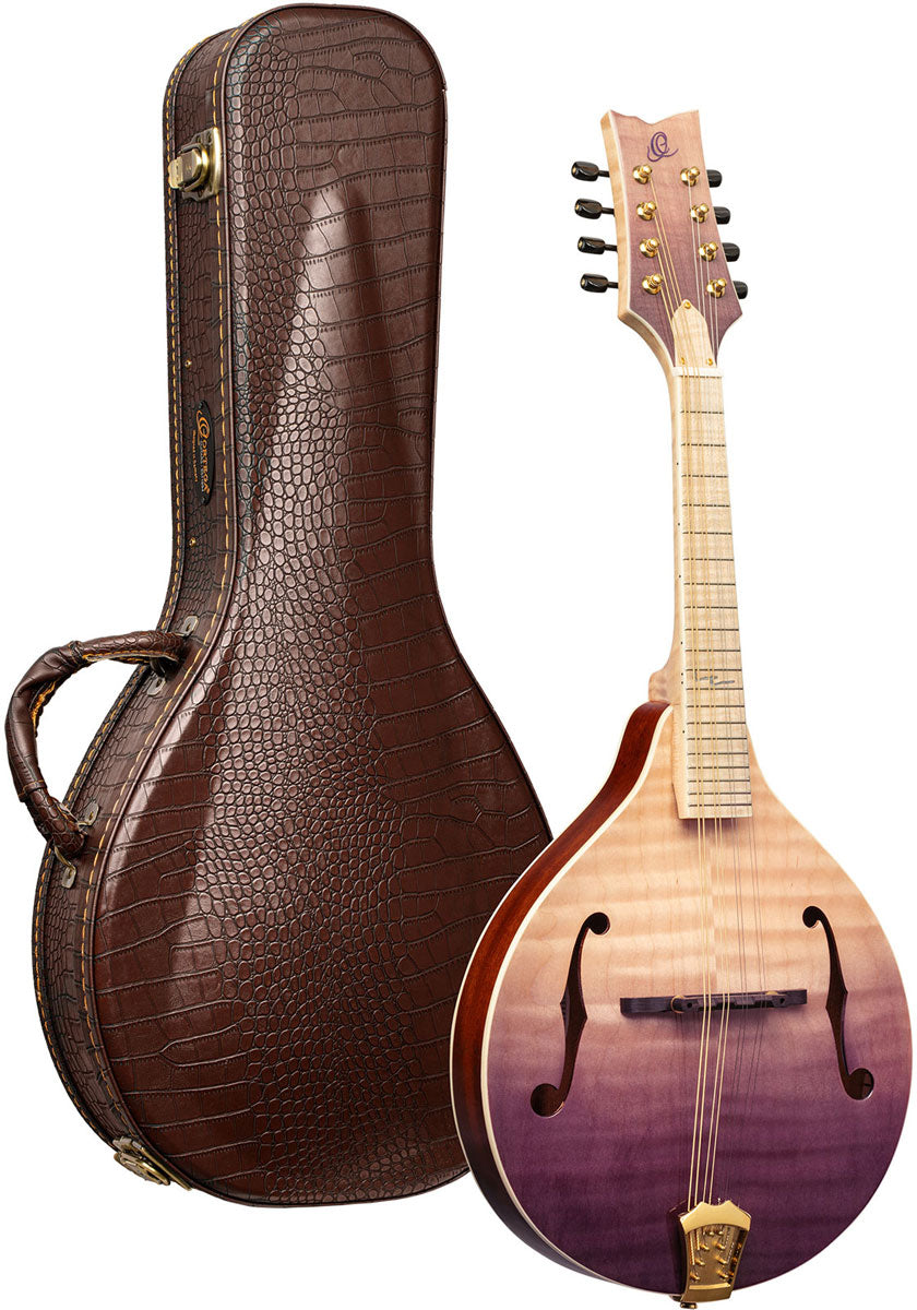 Americana A-Style Mandolin + Croco Leather Case