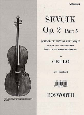 Sevcik - Op.2 Part.5 - Ecole Du Mecanisme De L'archet - Violoncelle