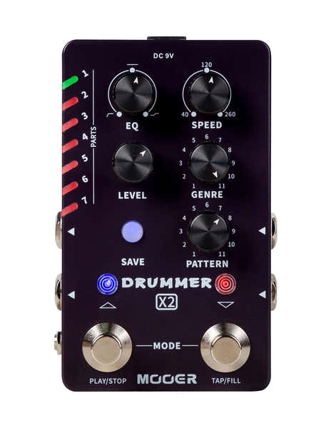 Mooer Stereo Drummer X2 Noir