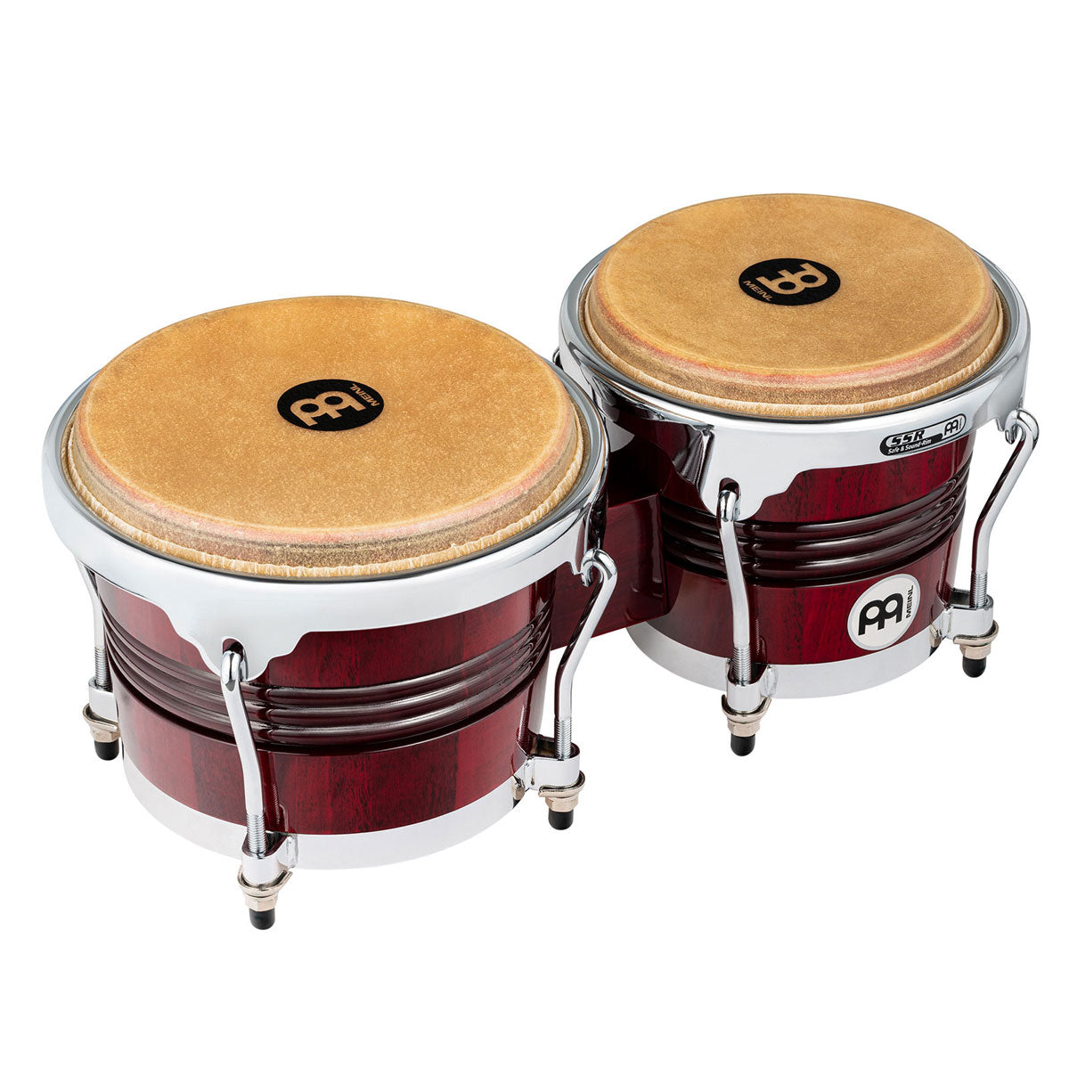 WB200WRP-CH - Marathon Exclusive Serie Bongo 6 3/4" Macho & 8" Hembra - Wine Red