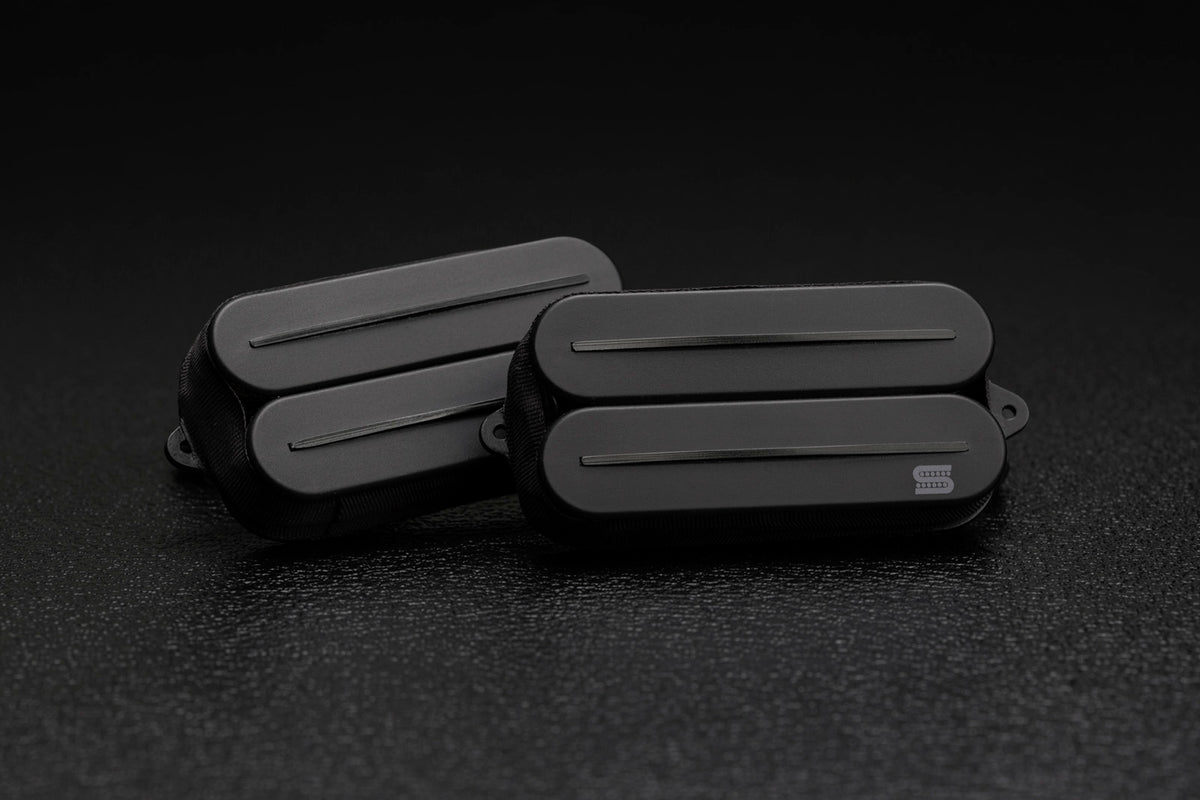 Humbucker Black Jupiter Rails, Signature Wes Hauch, kit, noir