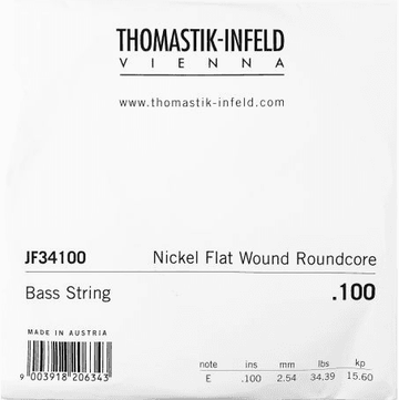 JF34100 Nickel Flat Wound Roundcore 100