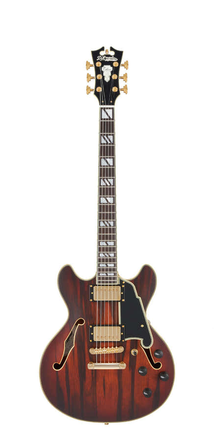 Deluxe Mini DC Satin Brown Burst