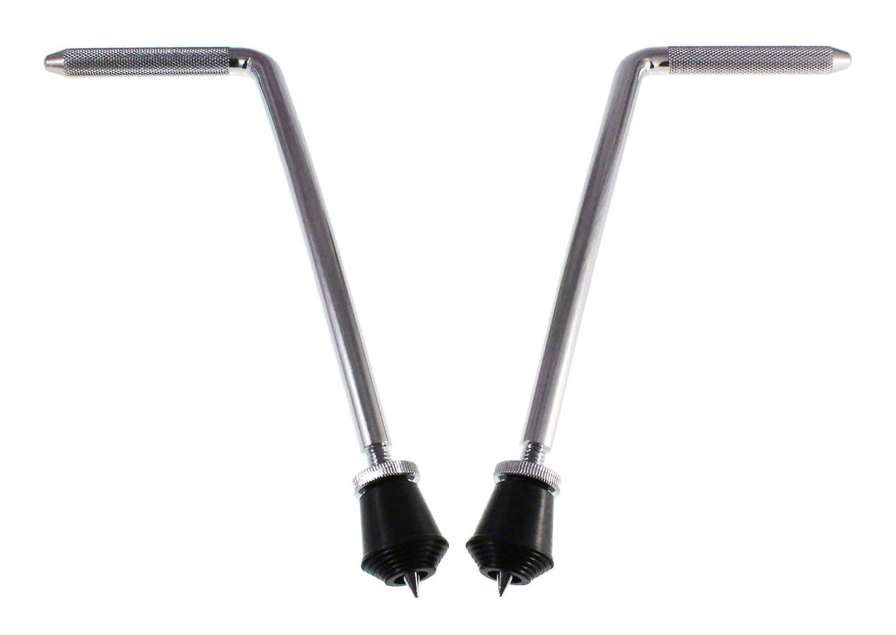 BDS7-12 - Pieds Grosse Caisse Incurvs - 12mm (X2)