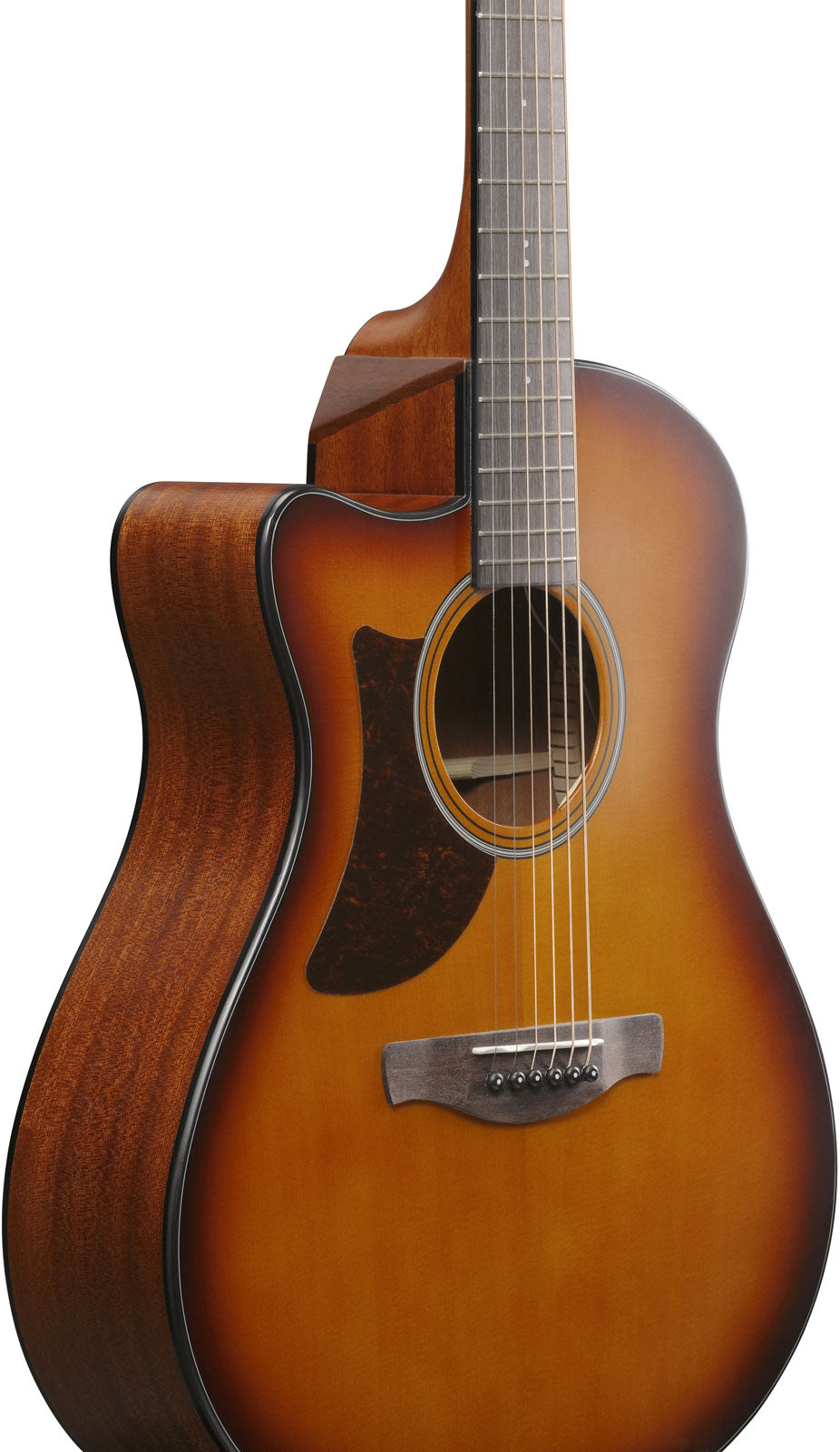 AAM50LCE-OLB Open Pore Light Brown Sunburst Top Natural Open Pore Back And Sides
