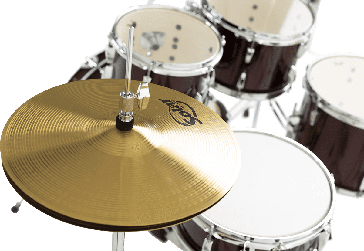 Roadshow 18 Wine Red + Solar Sabian