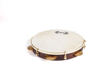 Pandeiro 10" bois Luthier - peau animale - Pro