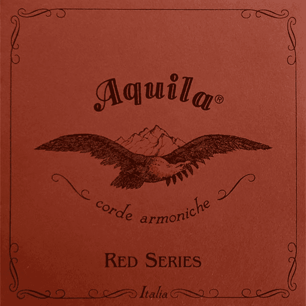 Aquila Reds Jeu Mandoline Napolitaine,AA,DD,GG Sol Filé Rouge