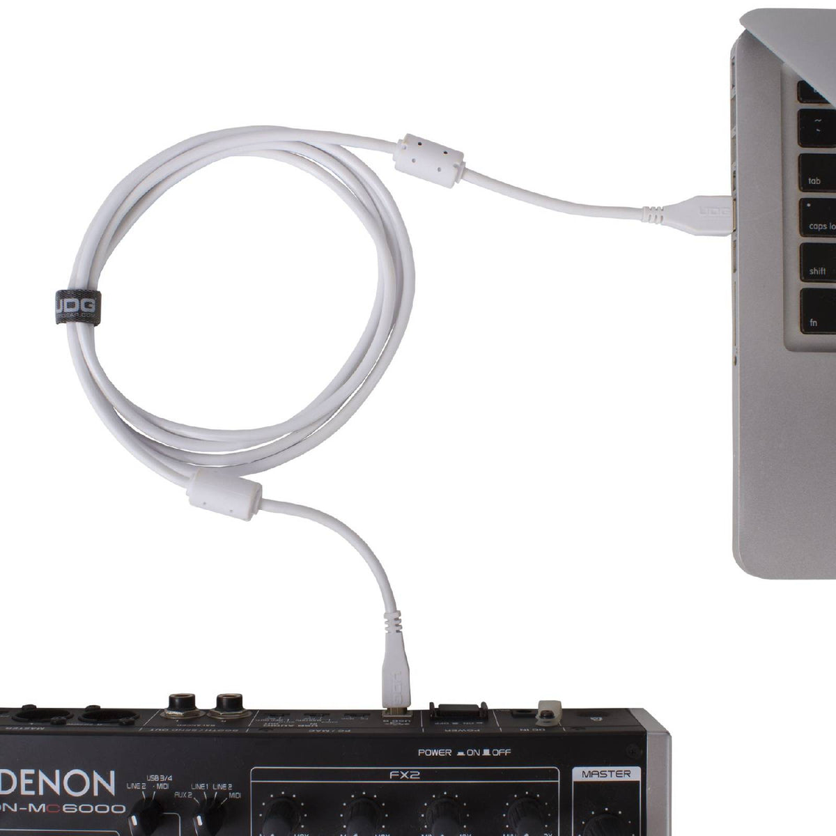 U 95002 WH - Câble USB 2.0 A-B Blanc Droit 2m