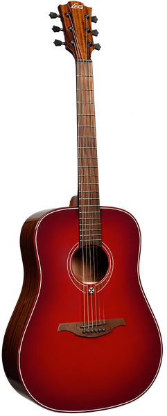 Lâg Tramontane Special T-Red-D Dreadnought Red Burst