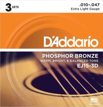 EJ15-3D PB Extra Light 10-47 Pack de 3