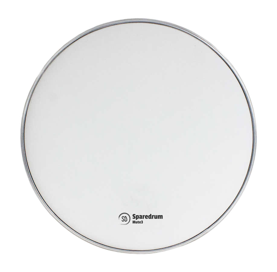 M3W06 Peau 6" Mute 3 Plis Mesh Silencieuse Blanc