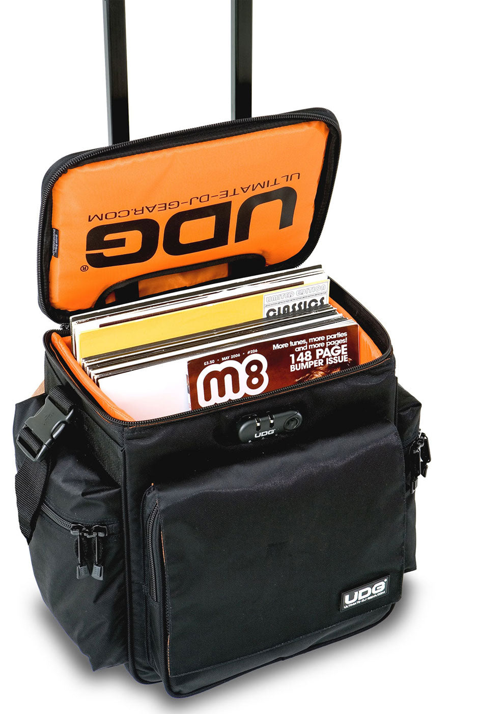 U 9981 BL-or - Ultimate SlingBag Trolley Deluxe Black, Orange inside MK2 (Without CD wallet 24)