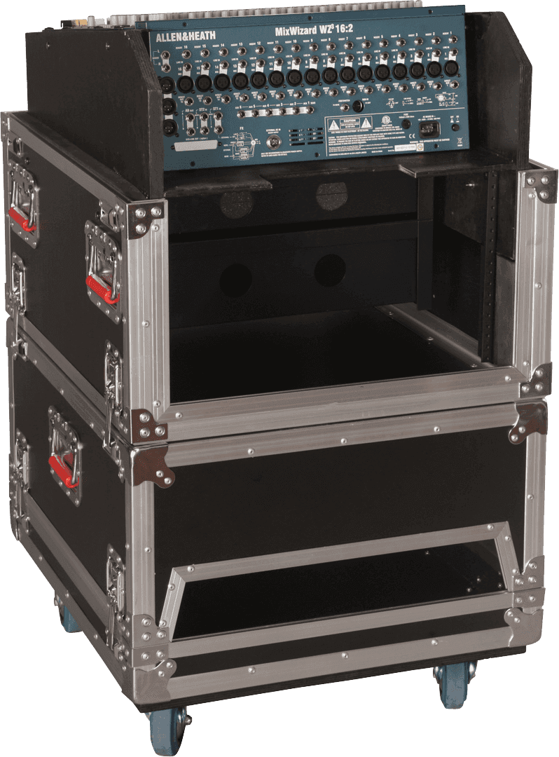 Bois G-tour Pour Console de Mixage 14 U avec Rack 6 U Intgr