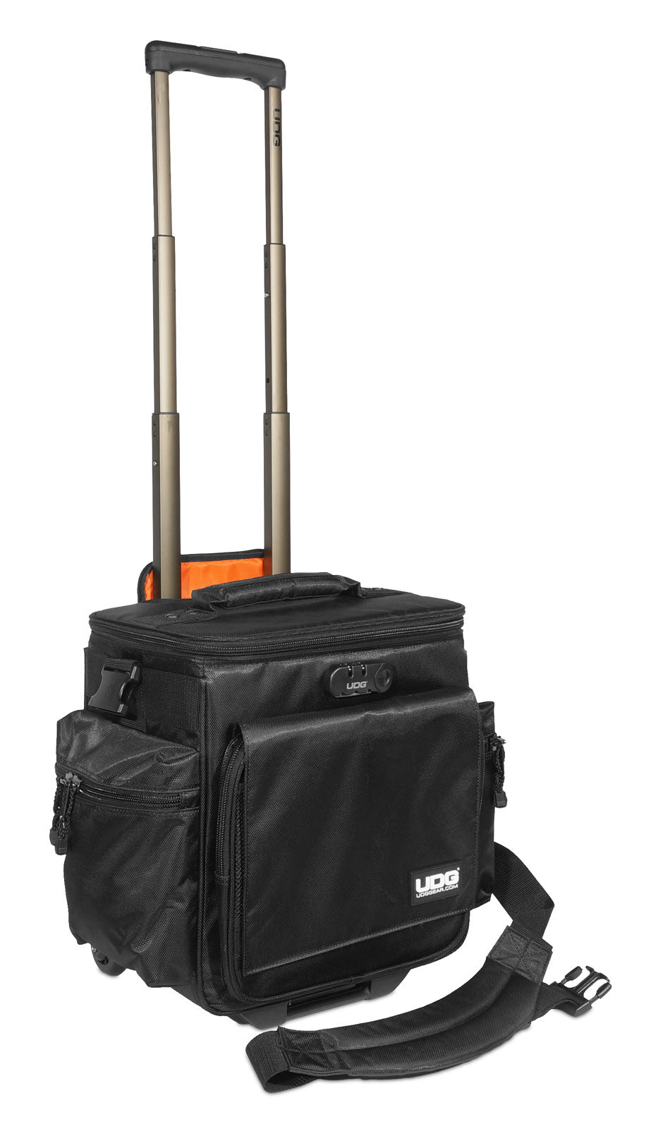 U 9981 BL-or - Ultimate SlingBag Trolley Deluxe Black, Orange inside MK2 (Without CD wallet 24)