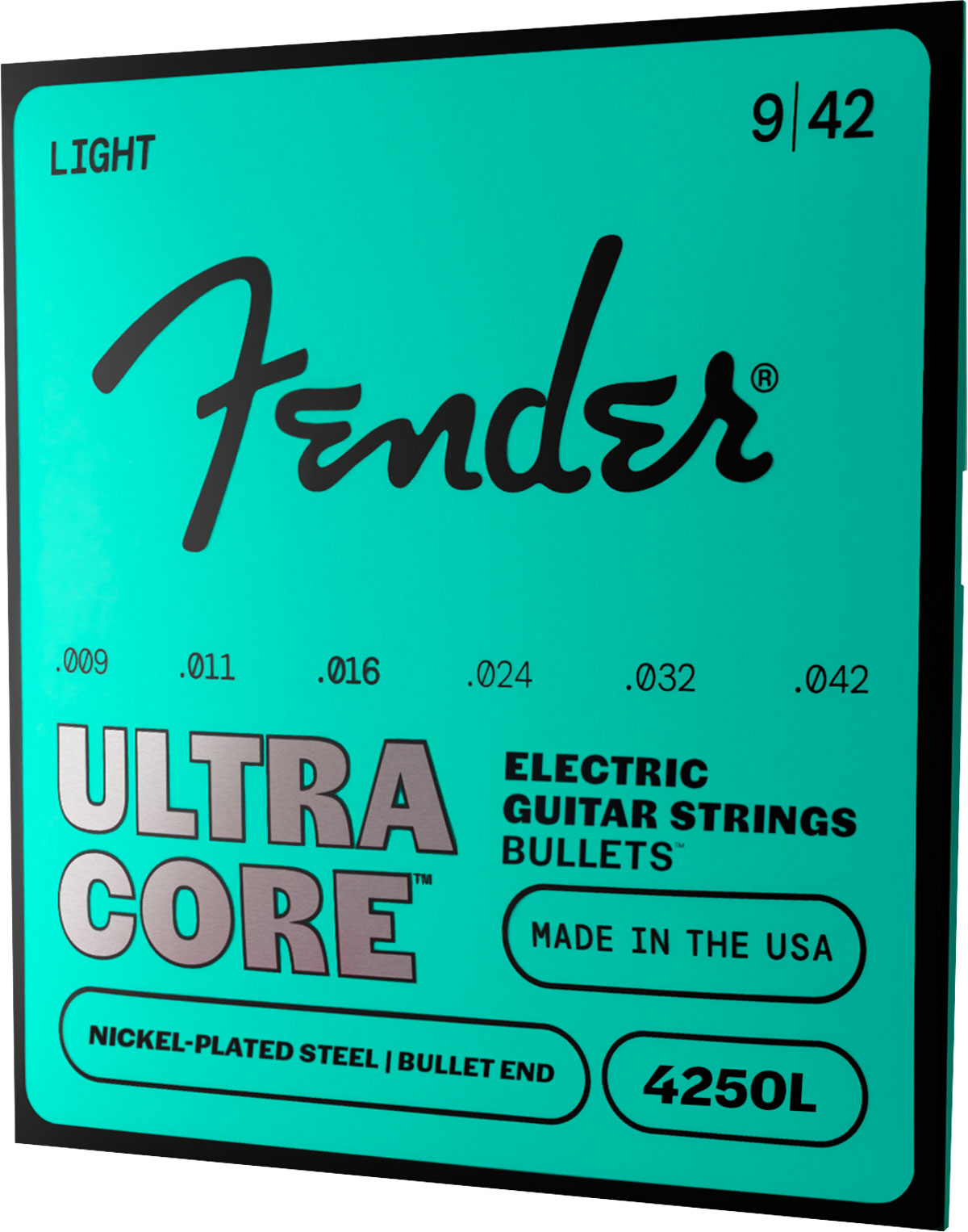 Ultracore Nickel Plated Steel, Bullet End, 4250L 09-42, (6)