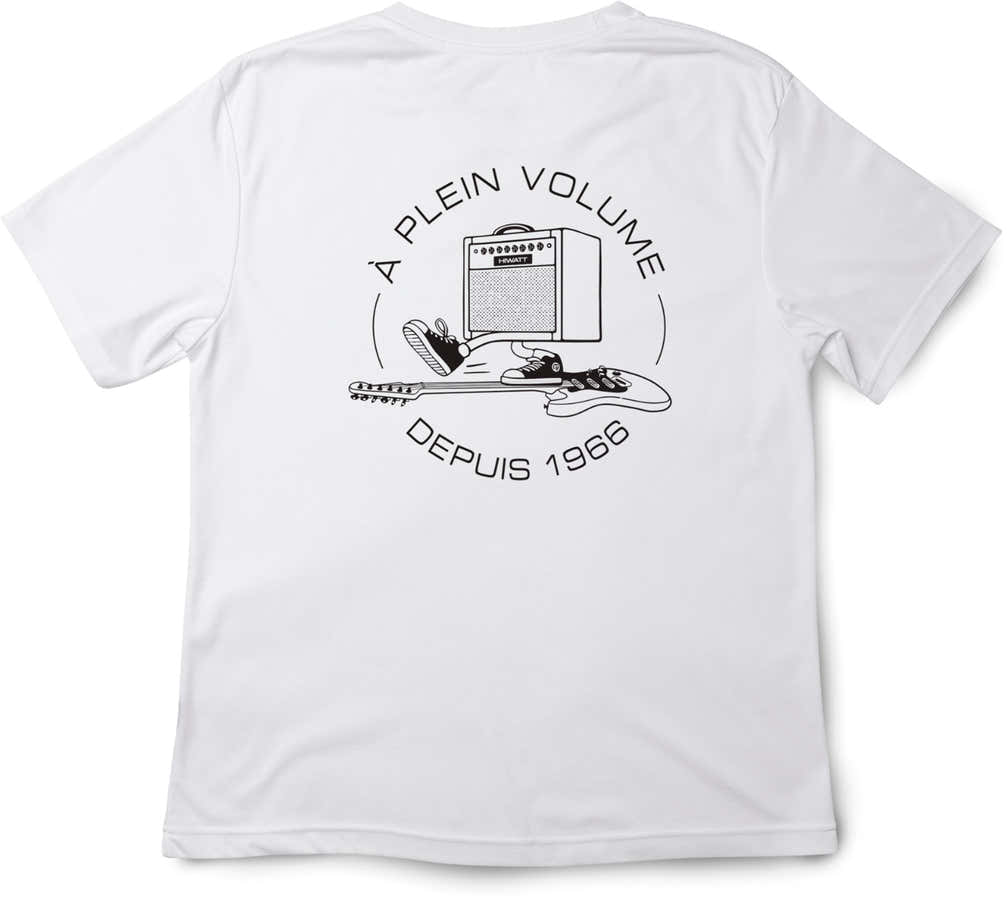 T-shirt Blanc Logo Ride Noir M