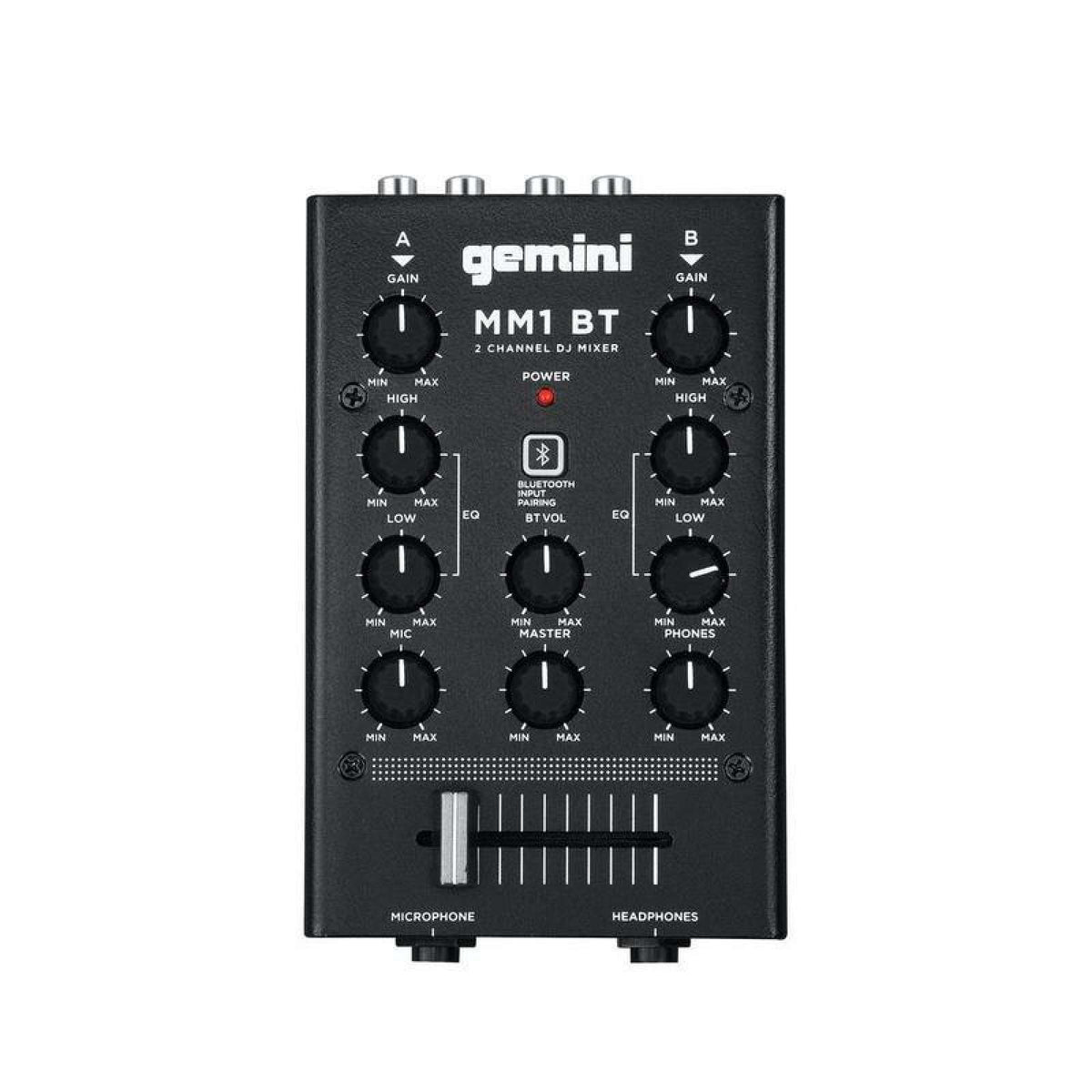Gemini MM1BT - Table De Mixage - 2 Canaux (bluetooth)