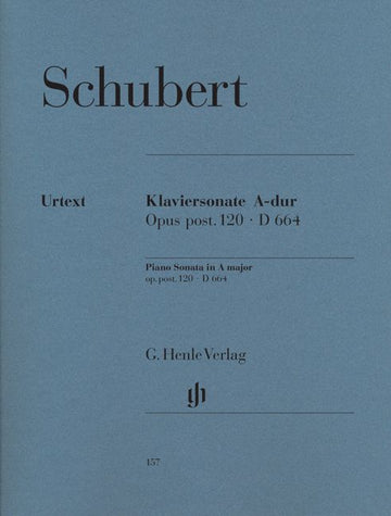 Schubert F. - Piano Sonata A Major Op. Post. 120 D 664 - Piano