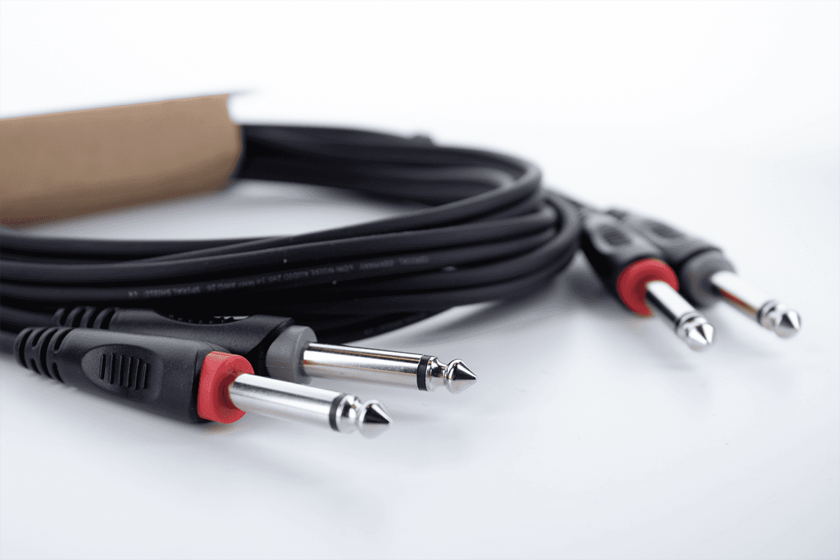 Câble Audio Double Jacks Mono 6 M