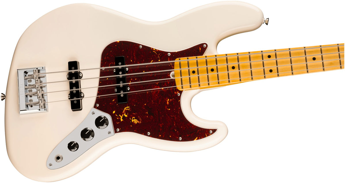 Jazz Bass American Professional, MN Olympic White
