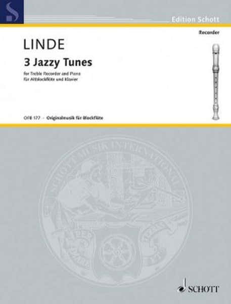 Schott Linde HANS-martin - 3 Jazzy Tunes - Flute Bec Alto & Piano