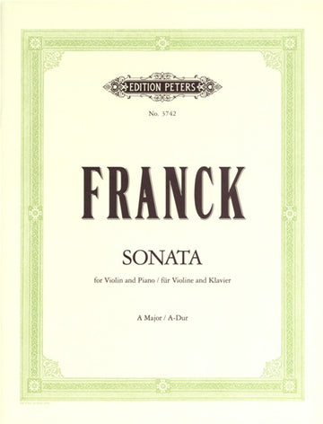 Franck Cesar - Sonata In A - Violin And Piano