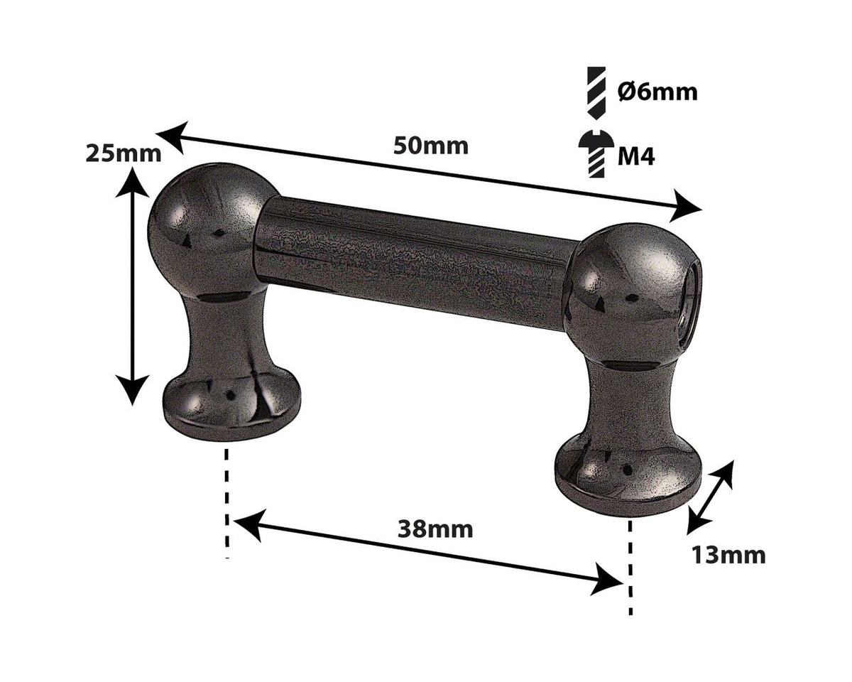 Coquille Tube - 38mm - Noir - Mono Tirant (X1)
