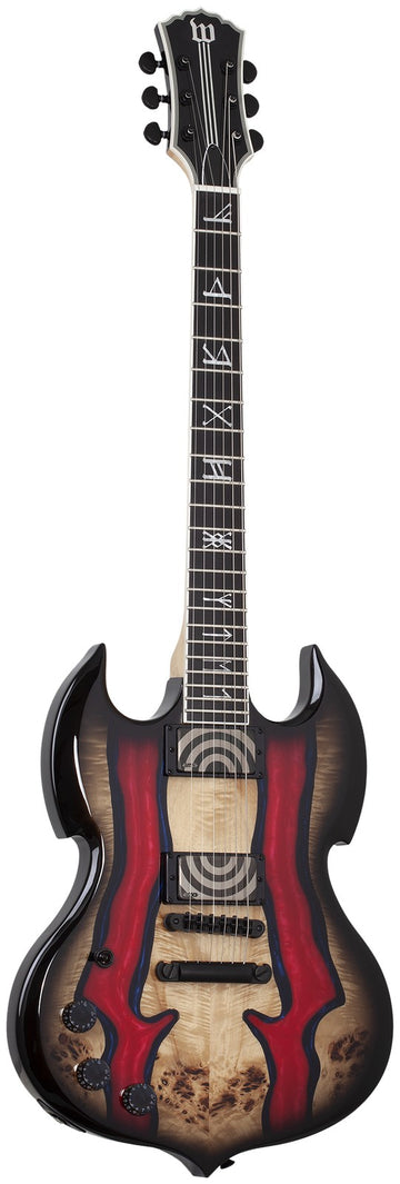 Audio Barbarian Signature Zakk Wylde Special Edition gaucher Blood River Burl