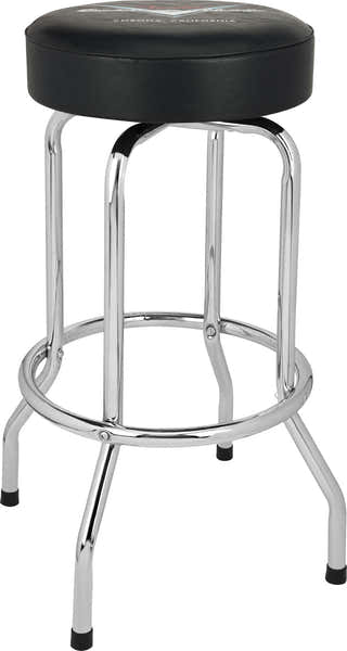 Fender Chevron Logo Barstool Black-chrome 30"