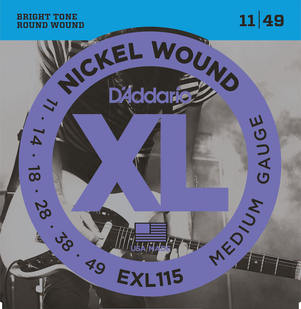 D'ADDARIO Exl 115 Nickel Wound Medium 11-49