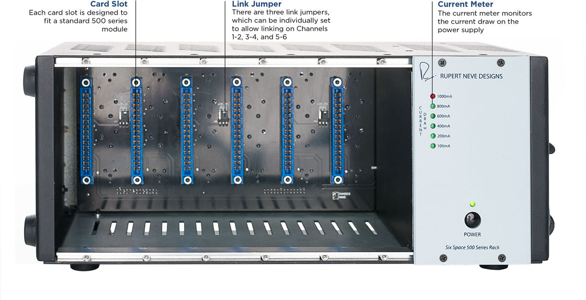 R6 Six Space 500-Series Rack