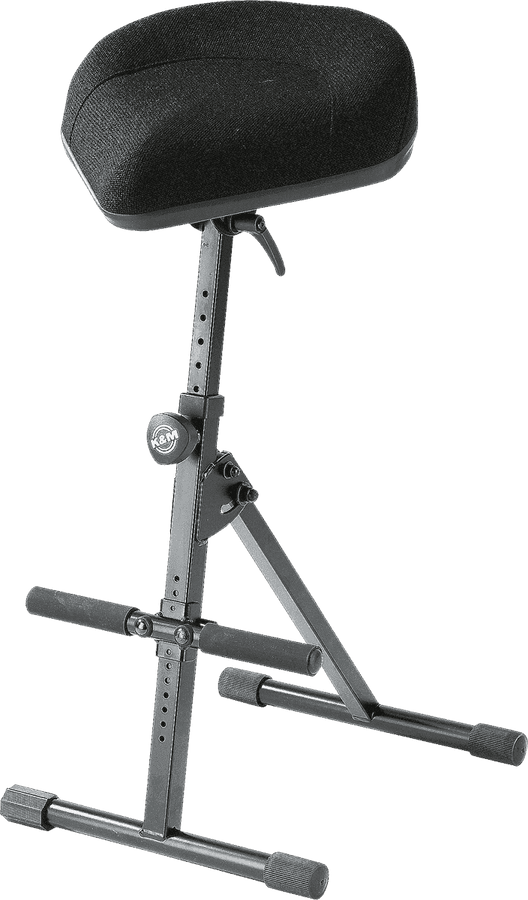 Tabouret Pneumatic Noir Fabric