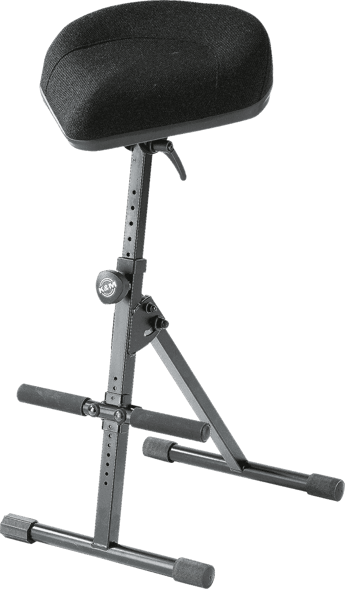 Tabouret Pneumatic Noir Fabric