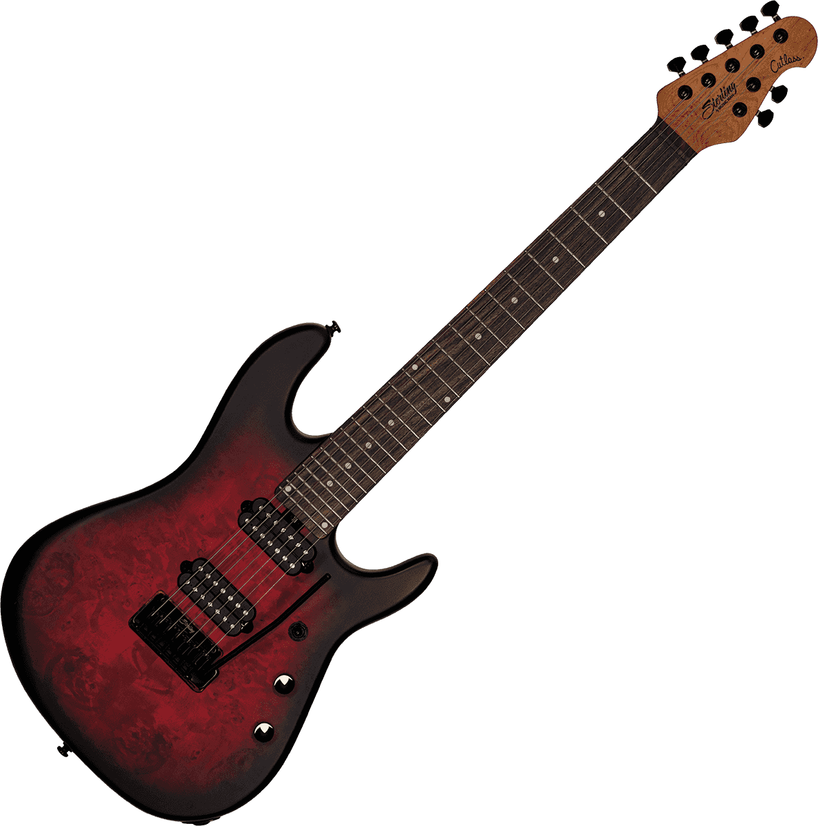 Jason Richardson Dark Scarlet Burst Satin 7 Cordes