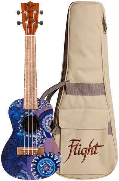 Flight AUC33 Art Concert Ukulele - Stardust