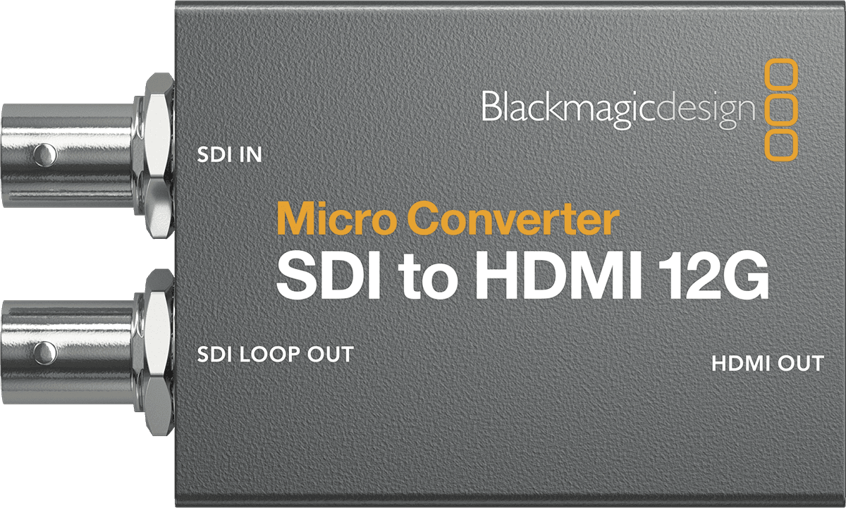 Micro Converter SDI to HDMI 12G PSU