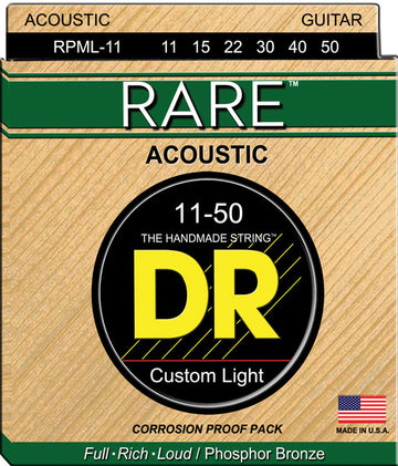 RPML-11 Rare Phosphore Bronze Acoustique 11-50 Medium Lite