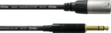 Câble Audio Stéréo XLR Mâle/jack Mâle Stéréo 9M