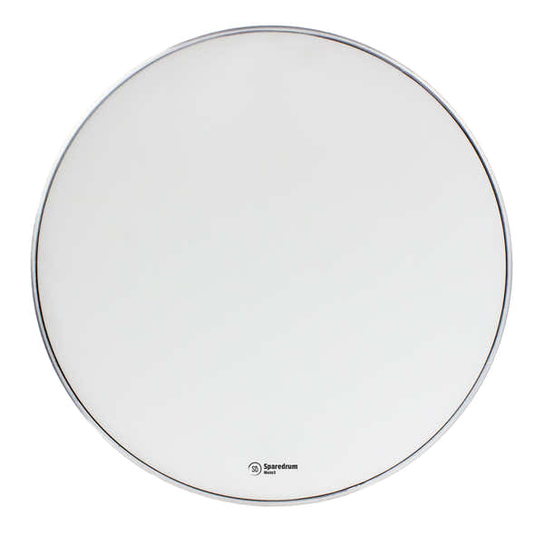 Sparedrum 22" Mute 2 Plis - Mesh Silencieuse - Blanc