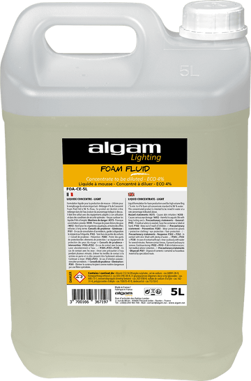 Liquide à Mousse Concentré à Diluer ECO 4% 5L