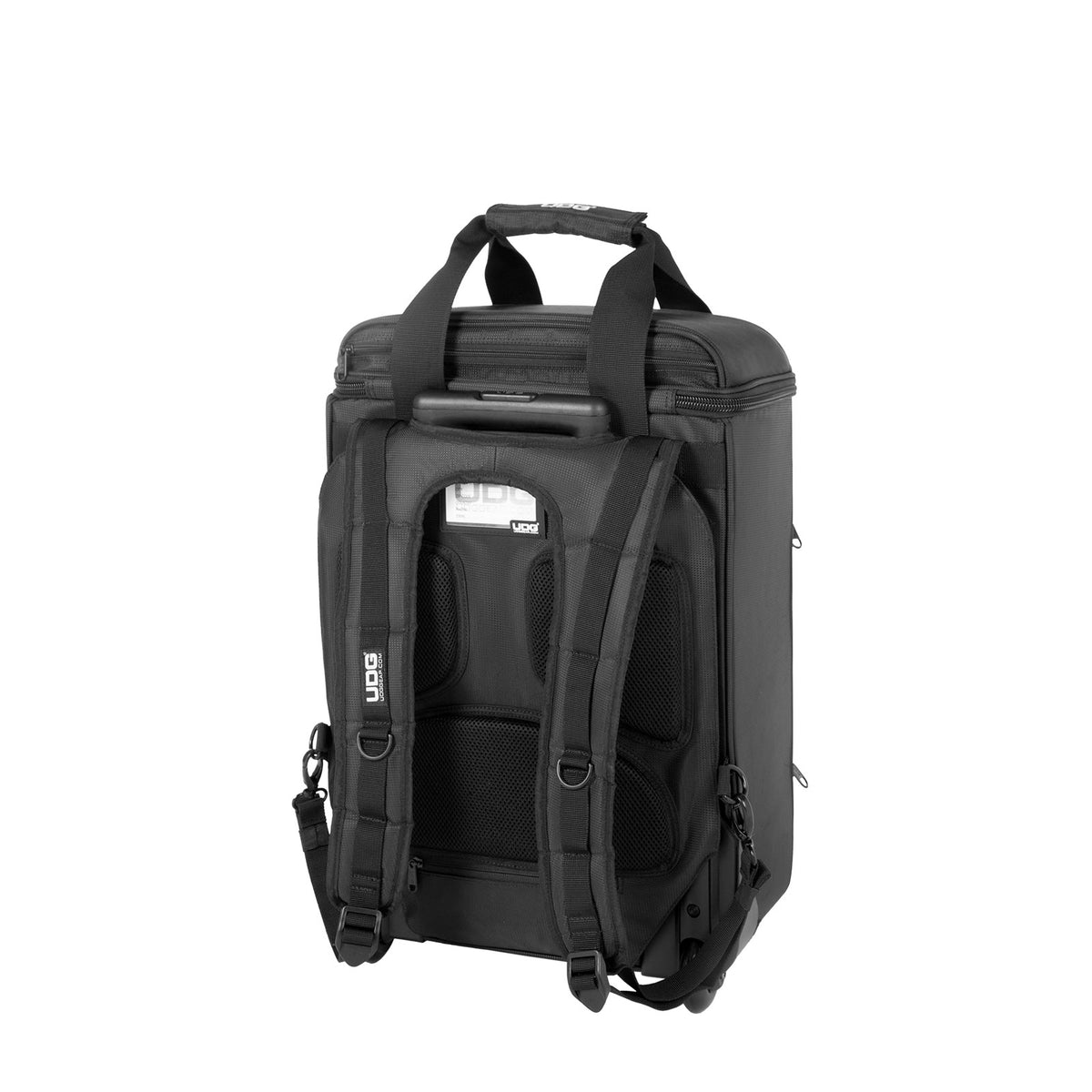 U 9024 BL-or - Sac A Dos Noir Intérieur Orange