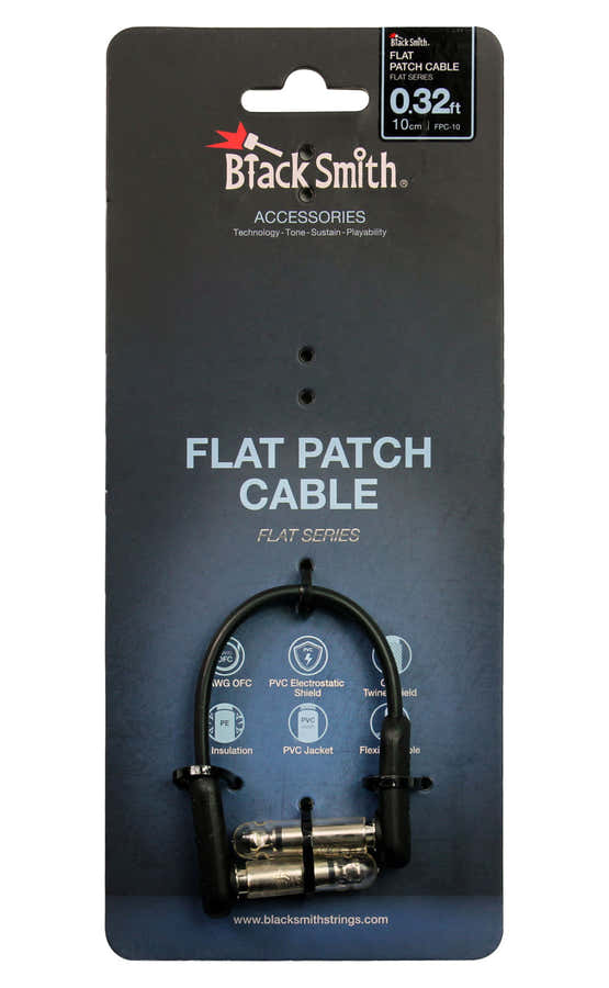 Cable Patch 0.10M Jacks Coude