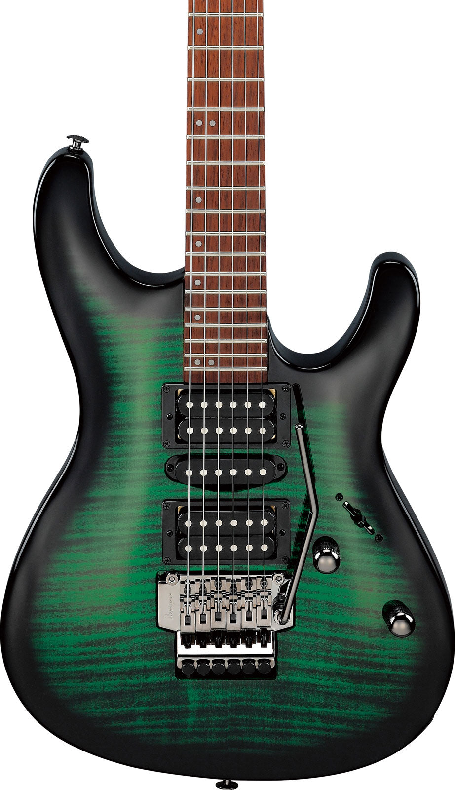 KIKOSP3-TEB Transparent Emerald Burst Signature Kiko Loureiro