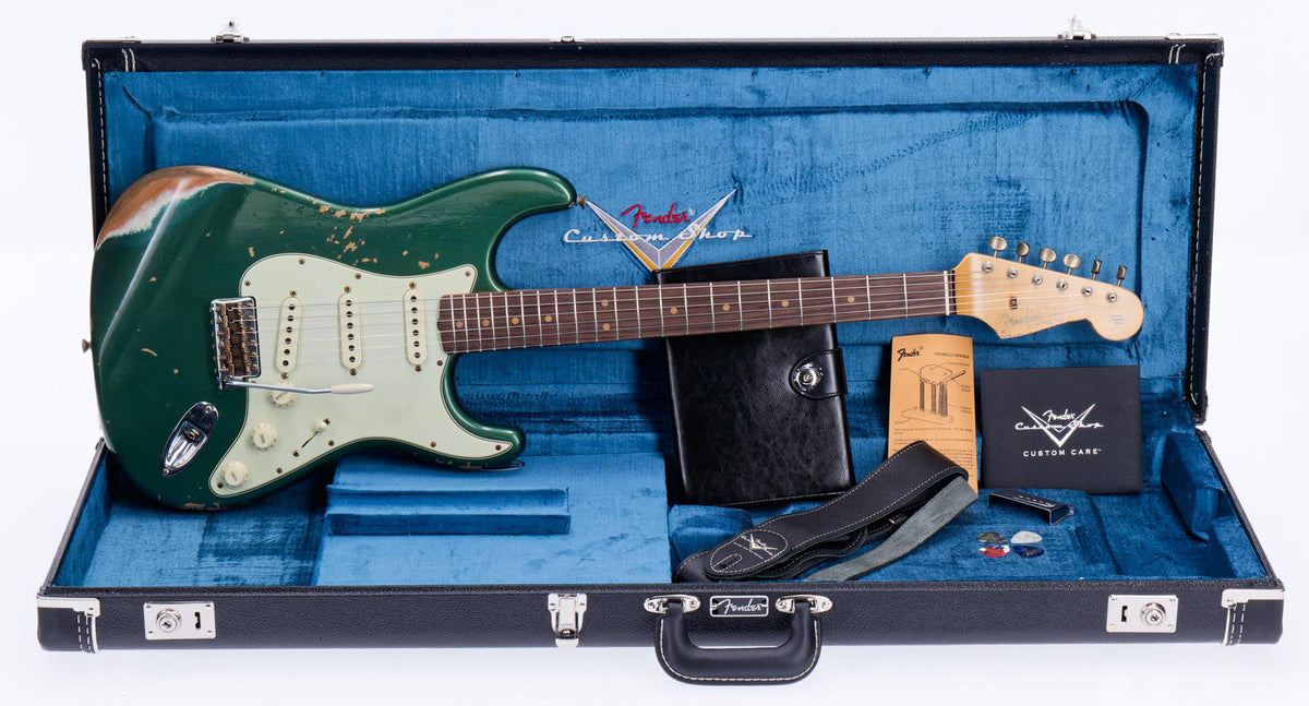 CS Stratocaster L-series LTD Heavy Relic Aged Sherwood Green Metallic