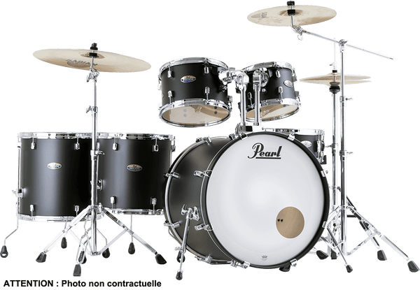 Pearl Decade Maple Studio Rock 22 Satin Slate Black