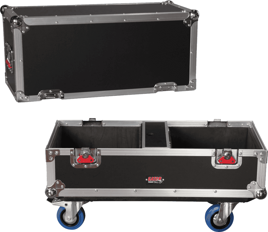 Bois G-tour Pour Deux Enceintes QSC K8