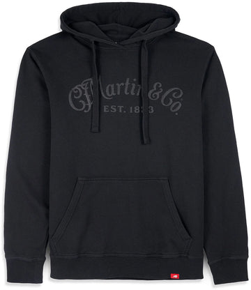 Sweat à capuche Tone-on-Tone Noir M