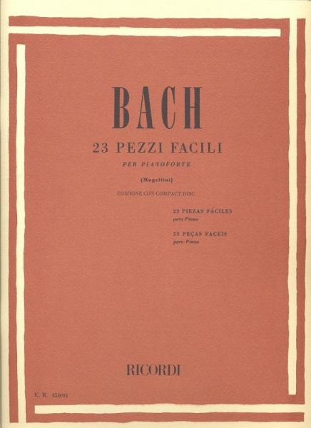 BACH J.S. - 23 PEZZI FACILI PER PIANOFORTE + CD